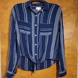 SO long sleeved blouse shirt NWT